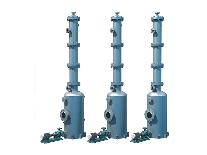 Spray purification neutralization system