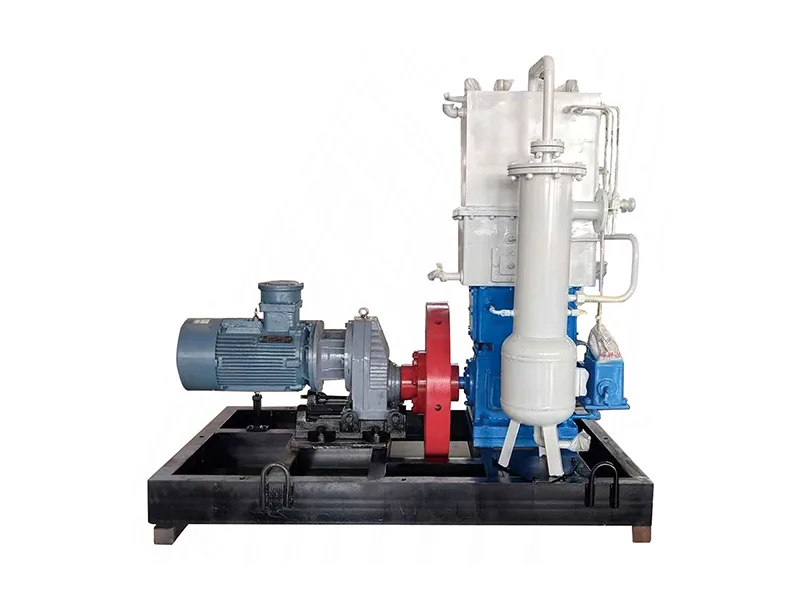Acetylene piston compressor